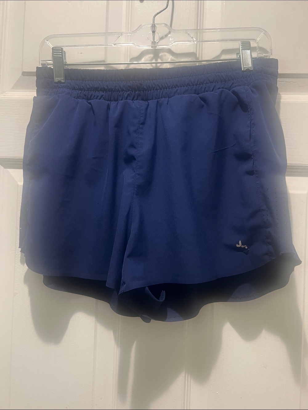 JoyLab Women's Athletic Shorts in Navy Blue with Elastic Waist